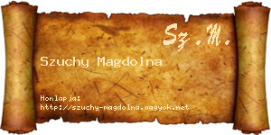 Szuchy Magdolna névjegykártya